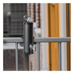 Parasolhouder voor balkon - 14.5x8x4 cm