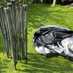 Partytent easy-up - zwart - 3 x 3 meter