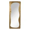 Passpiegel wave acaciahout - bruin - 168x70 cm