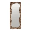 Passpiegel wave luipaard - bruin/beige - 168x70 cm