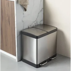 Pedaalemmer duo bin - 40 liter
