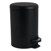 Pedaalemmer metaal - zwart - 3 liter