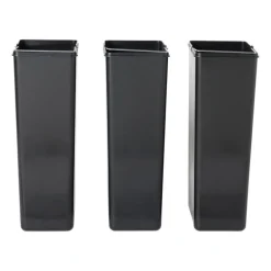 Pedaalemmer triple bin - 3x20 liter