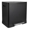 Pedaalemmer - zwart - 2x20 l