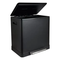 Pedaalemmer - zwart - 2x20 l