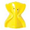Pepervaatje pasta farfelle - geel - 8x6.5x4.5 cm