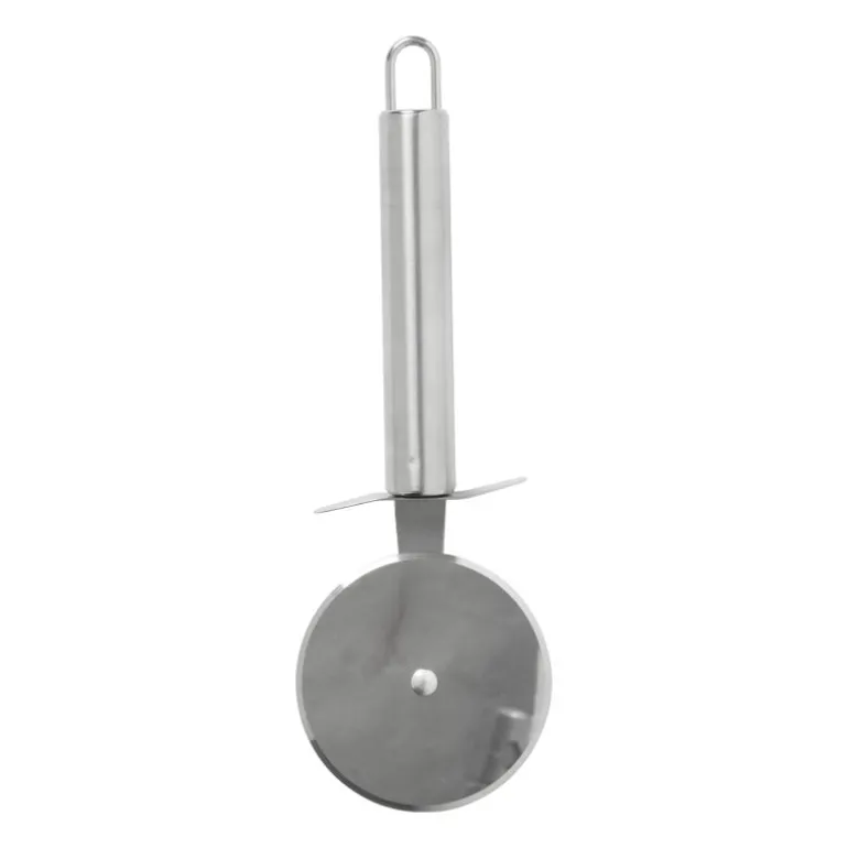 Pizzasnijder London - zilverkleurig - 20 cm