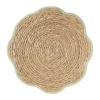 Placemat bloem groen - zeegras - ø38 cm