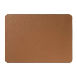 Placemat PU leer - bruin - 33x46 cm