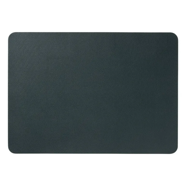 Placemat PU leer - donkergroen - 33x46 cm
