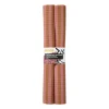 Placemats streep - roze/bruin - set van 2