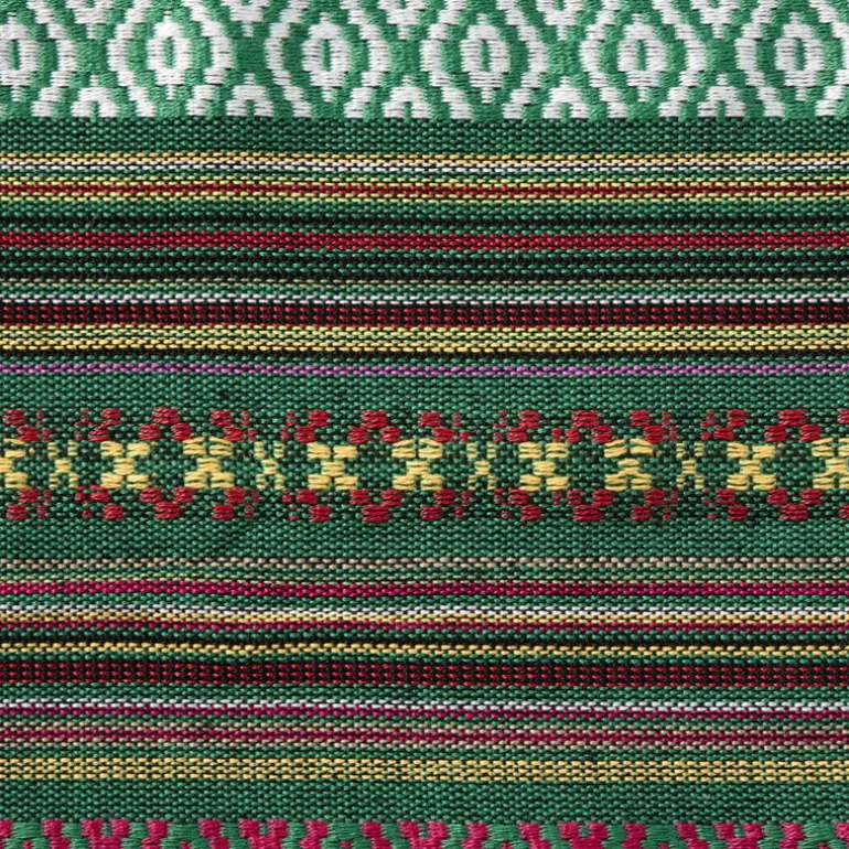 Plaid mexican - groen - 130x160 cm
