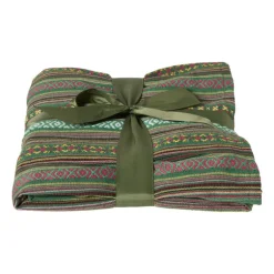 Plaid mexican - groen - 130x160 cm