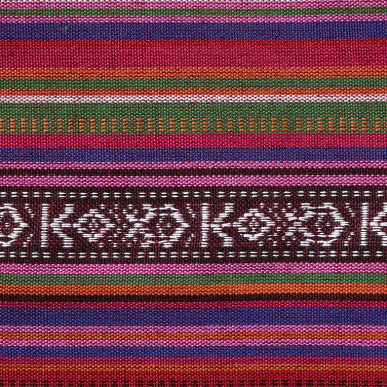 Plaid mexican - rood - 130x160 cm