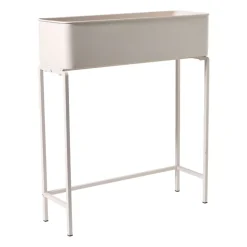 Plantenbak voor balkon breed - beige - 60x71x20 cm
