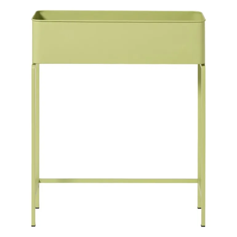 Plantenbak voor balkon breed - groen - 60x71x20 cm