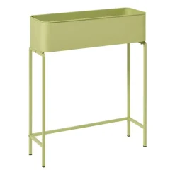 Plantenbak voor balkon breed - groen - 60x71x20 cm