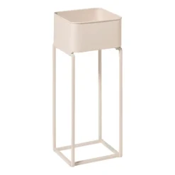 Plantenbak voor balkon smal - beige - 60x24x24 cm