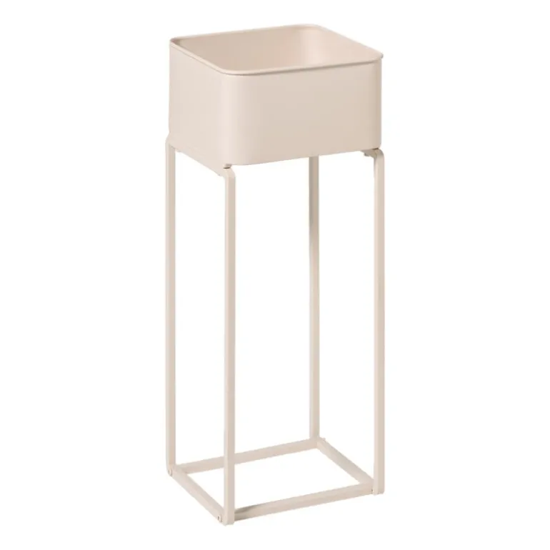 Plantenbak voor balkon smal - beige - 60x24x24 cm