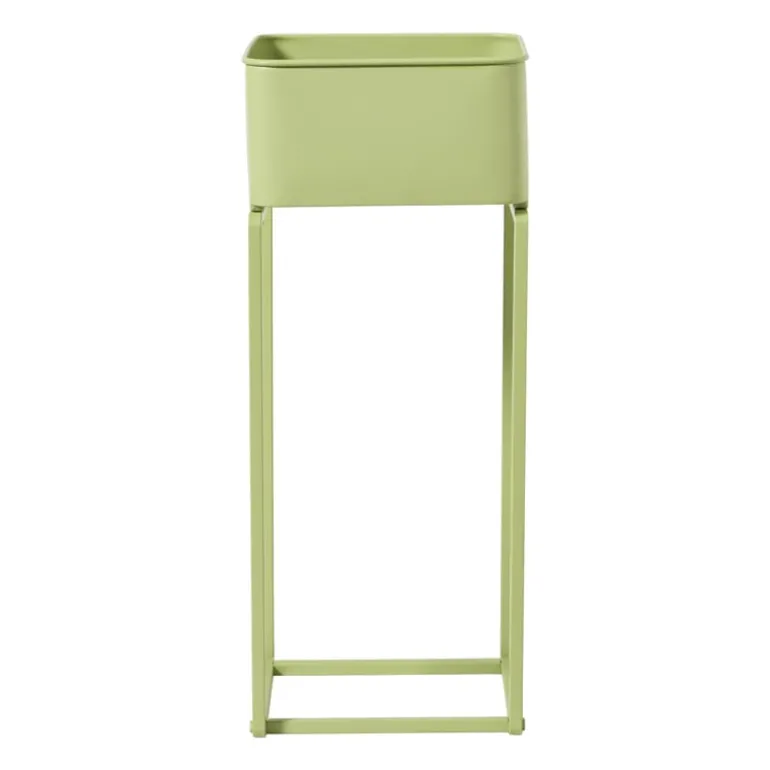 Plantenbak voor balkon smal - groen - 60x24x24 cm