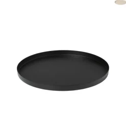 Plateau metaal rond - diverse kleuren - ø25x1.5 cm