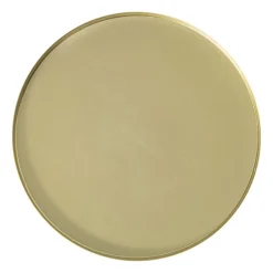 Plateau rond - goud - ø25x1.5 cm