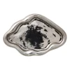 Plateau smoked - zilverkleurig - 2.8x28.5x19.5 cm