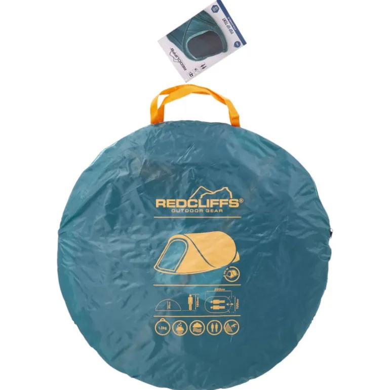 Pop-up tent voor 2 personen - groen - 67x67x4.5 cm