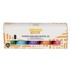 Porseleinverf pastelkleuren - set van 5