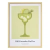 Poster gin - multikleur - 30x40 cm