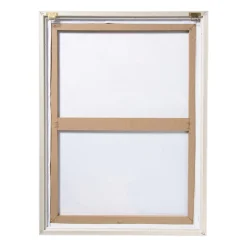 Poster met lijst vrouw met bril - multikleur - 45x60 cm