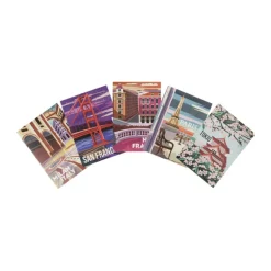 Poster San Francisco - multikleur - 21x30 cm