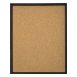 Prikbord - bruin/zwart - 40x30x3 cm