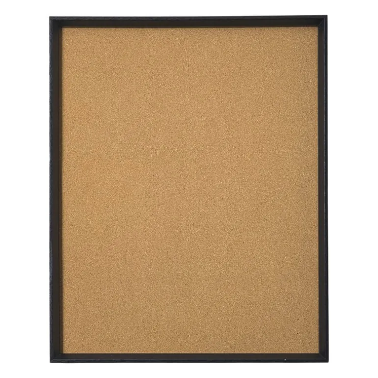 Prikbord - bruin/zwart - 40x30x3 cm