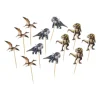 Prikkers dino - multikleur - set van 12
