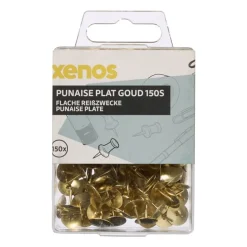 Punaises plat - goud - set van 150