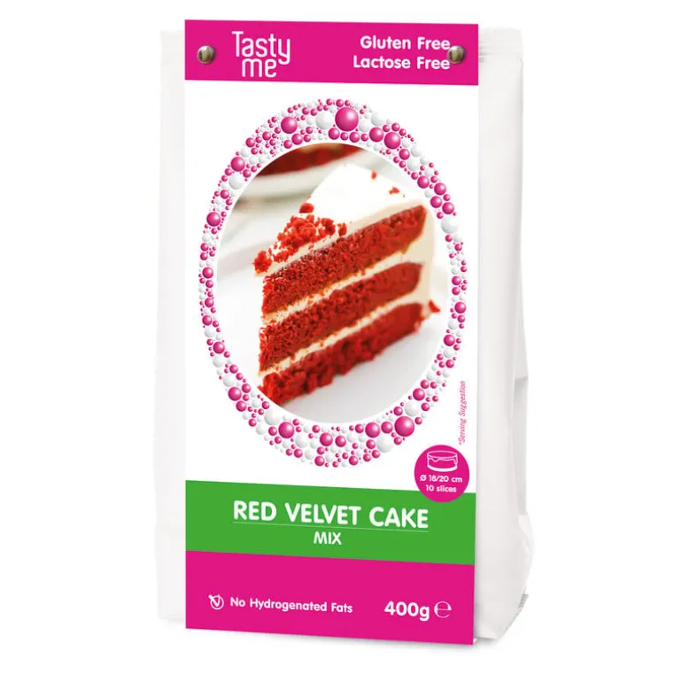 Red velvet cake - glutenvrij en lactosevrij - 400 gram