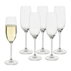Royal Leerdam champagneglazen - 210 ml - set van 6