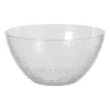 Saladeschaal dots - transparant - ø25.5x13 cm