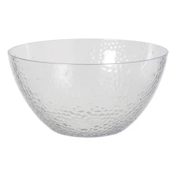 Saladeschaal dots - transparant - ø25.5x13 cm