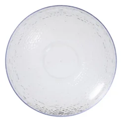 Saladeschaal dots - transparant - ø25.5x13 cm