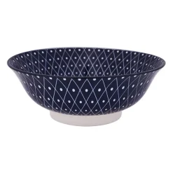 Schaal blue print - diamonds - ⌀21 cm