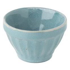 Schaal facet - turquoise - ⌀9x5.7 cm