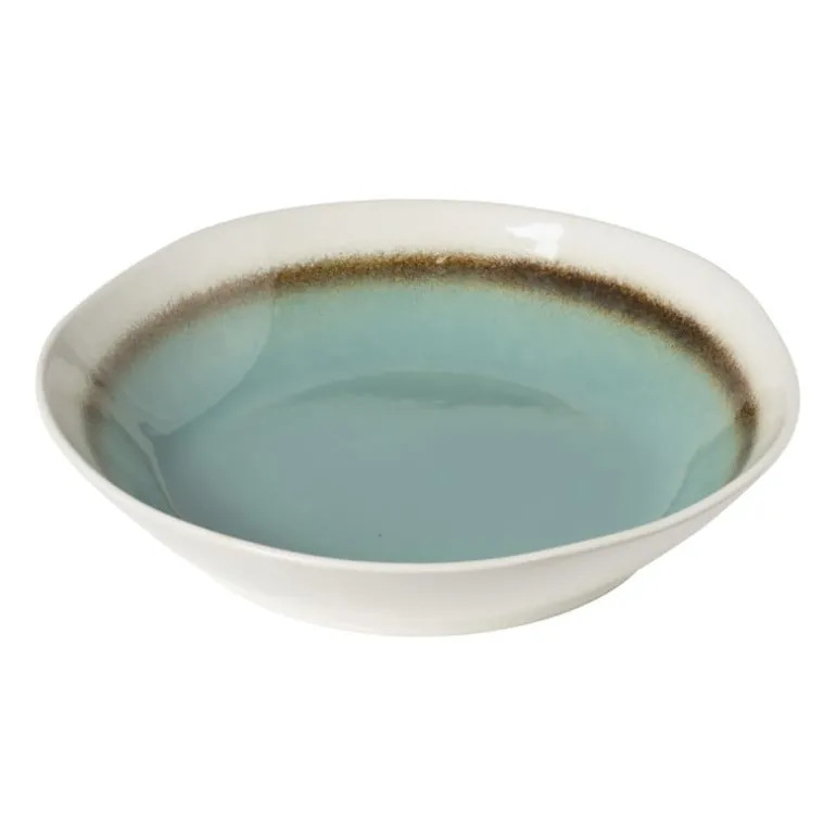 Schaal Roots - turquoise - ø28x5.8 cm
