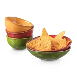 Schaal Selena - rood - 22 cm