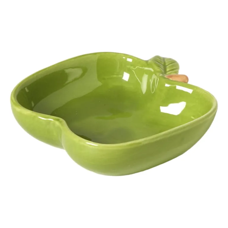 Schaaltje appel klein - groen - 3.3x9.8x10 cm