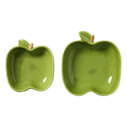 Schaaltje appel klein - groen - 3.3x9.8x10 cm