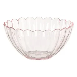 Schaaltje klein geschulpt - roze - ø11.5x5.6 cm