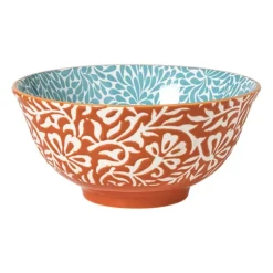 Schaaltje Moana groot - blauw/oranje - ø15.8x7.3 cm