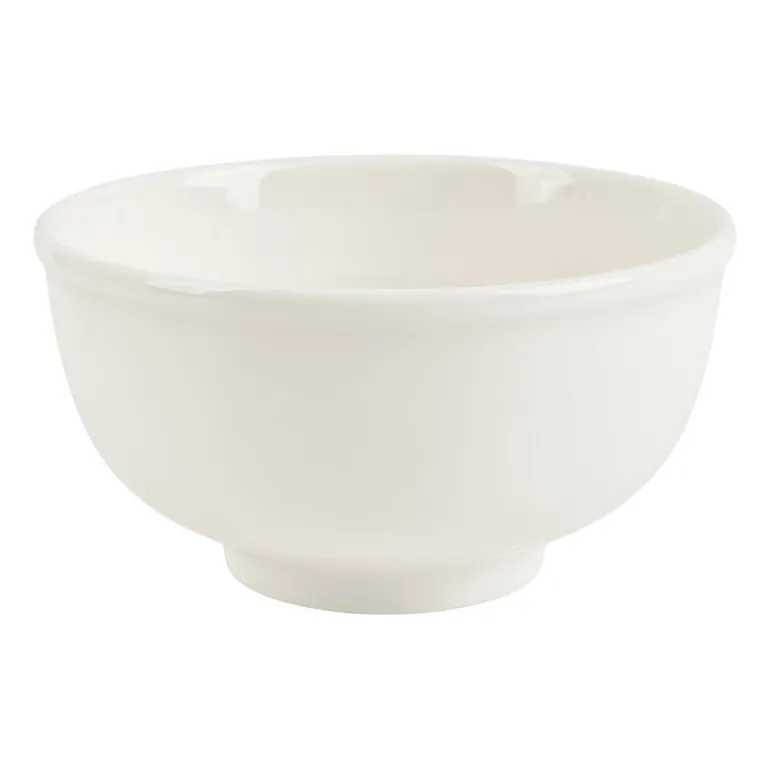 Schaaltje rond – wit – 11.5x6 cm